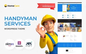 HomeCare - Handyman Services WordPress Theme