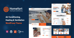 Homefort - Air Conditioning  Heating WordPress Theme + RTL