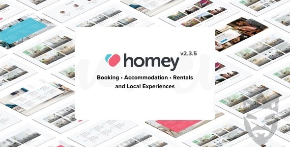 Homey - Booking and Rentals WordPress Theme