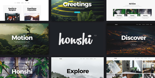 Honshi - Creative Portfolio WordPress Theme