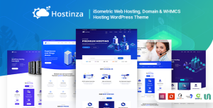 Hostinza - Whmcs Web-Hosting WordPress Theme