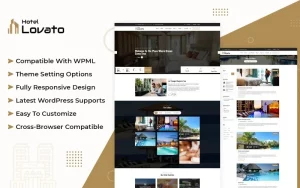 Hotel Lovato - Hotel Resort Booking WordPress Theme