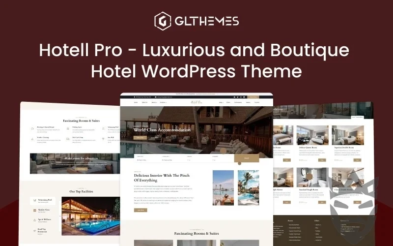 Hotell Pro - Luxurious and Boutique Hotel WordPress Theme