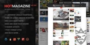 Hotmagazine - News  Magazine WordPress Theme