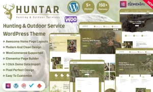 Huntar - Hunting & Outdoor WordPress Theme