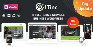 ITInc - Technology  IT Solutions WordPress Theme