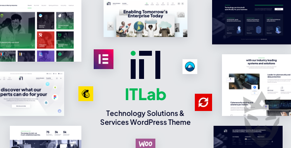 ITLab – Technology Solutions  Services WordPress Theme