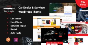 IdealAuto - Car Dealer  Services WordPress Theme