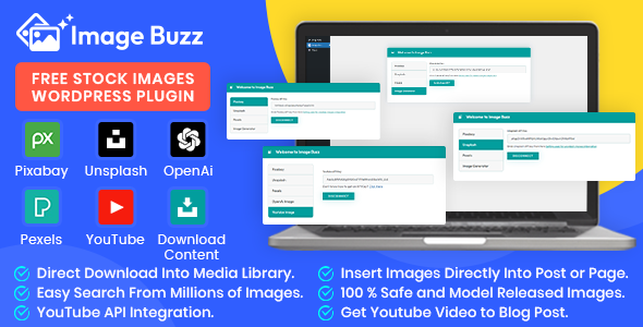 Image Buzz - Free Stock Images WordPress Plugin