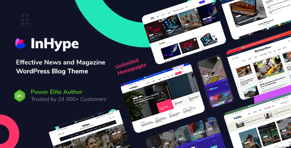 InHype - Blog  Magazine WordPress Theme