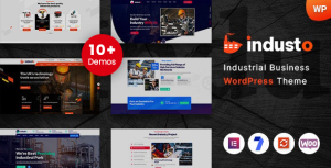 Industo - Industrial Industry  Factory WordPress