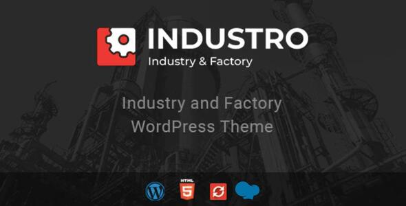 Industro - Industry  Factory WordPress Theme