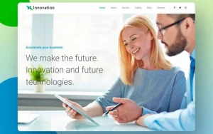 Innovation Rival Business Corporate WordPress theme WordPress Theme