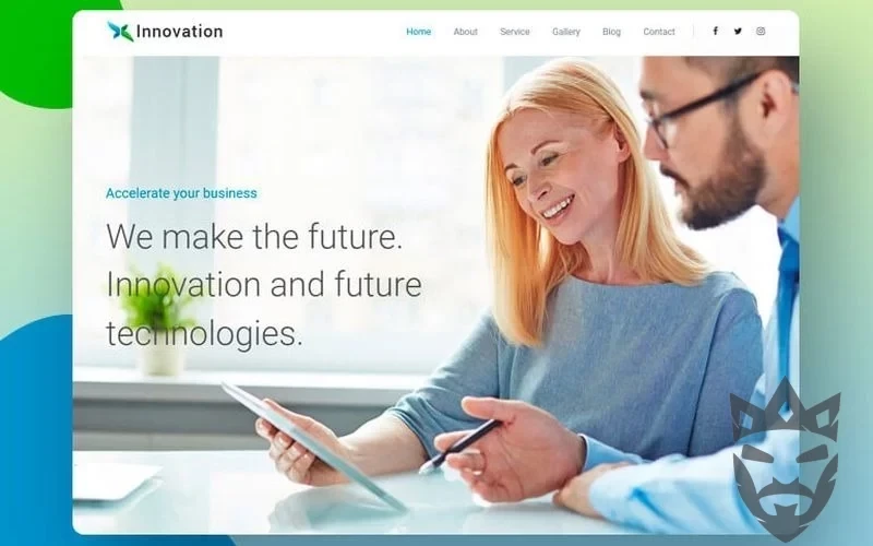 Innovation Rival Business Corporate WordPress theme WordPress Theme