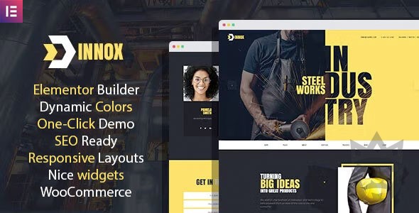 Innox - Industrial WordPress Elementor Theme