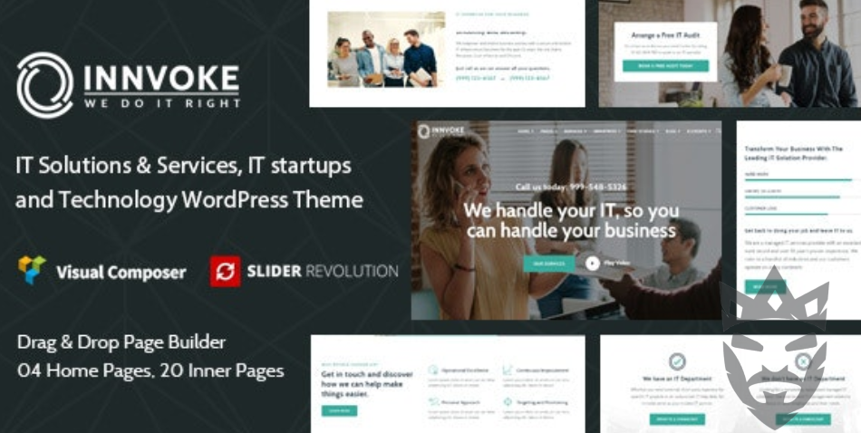 Innvoke  – IT Solutions  Services WordPress Theme