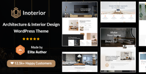 Inoterior - Architecture  Interior Designer WordPress Theme + RTL