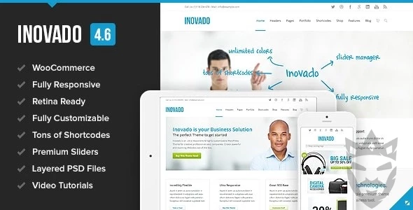 Inovado - Retina Responsive Multi-Purpose Theme