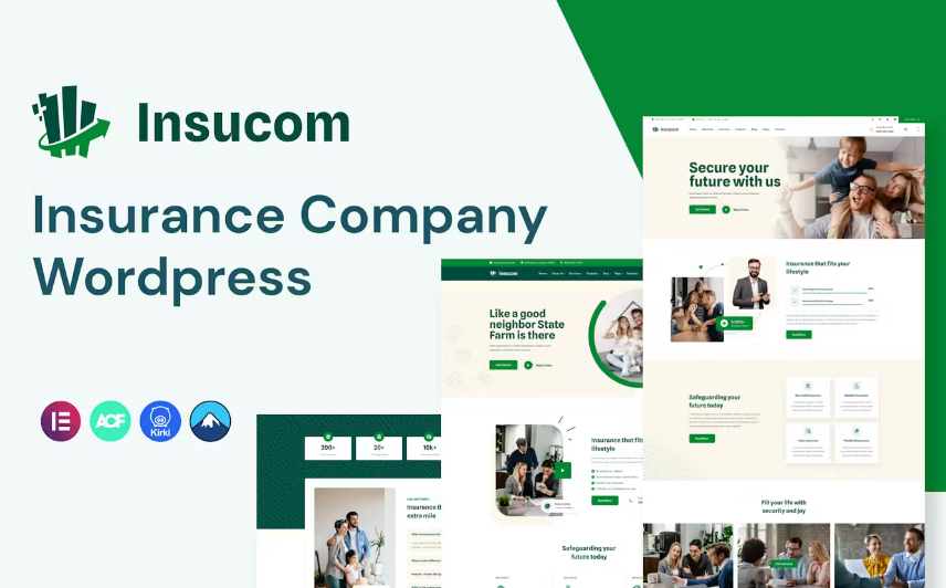 Insucom - Insurance WordPress Theme