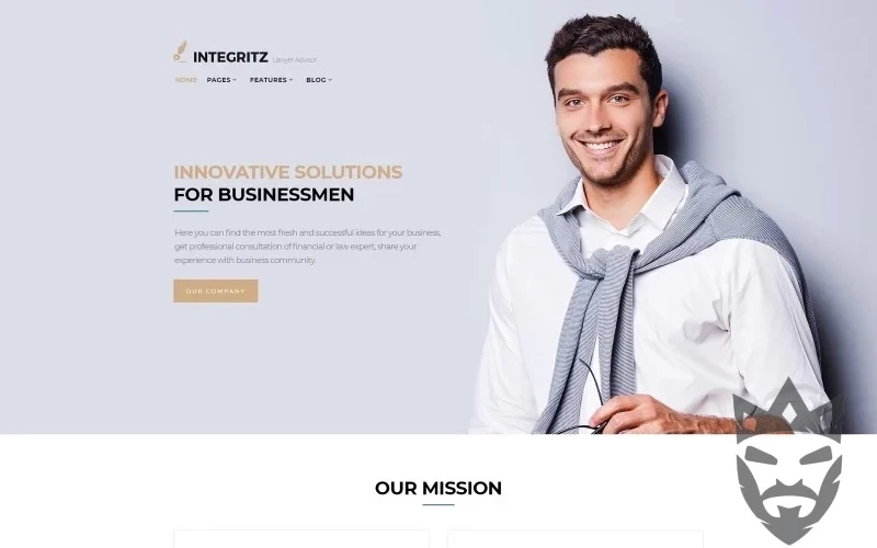 Integritz - Responsive Law Firm WordPress Elementor Theme WordPress Theme