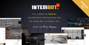 InteriArt - Furniture  Interior WordPress Theme