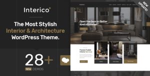 Interico - Interior Design  Architecture WordPress Theme