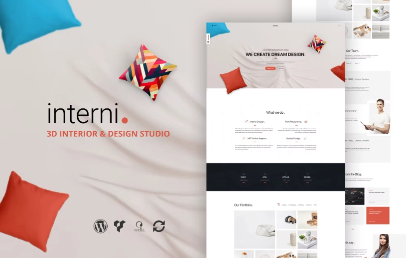 Interni - Interni 3D Interior Design Studio WordPress Theme