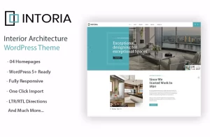 Intoriza - Interior Architecture WordPress Theme