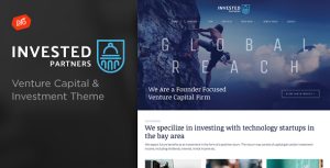 Invested - Venture Capital  Investment WordPress Theme