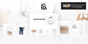 Iona - Handmade  Crafts Shop WordPress Theme