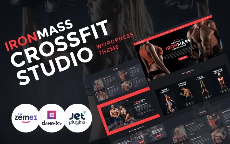 IronMass - Gym Fitness & Bodybuilding WordPress Theme