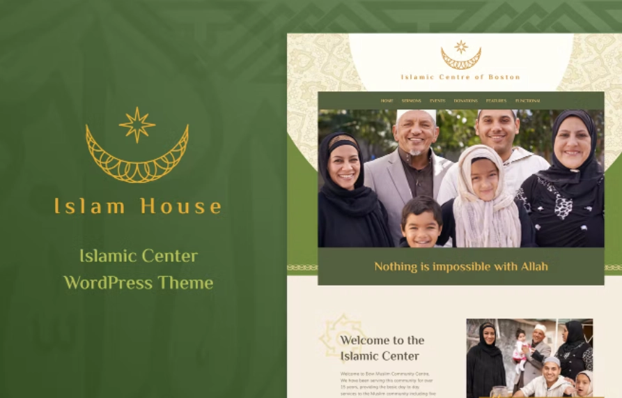 Islam House - Mosque and Religion WordPress Theme