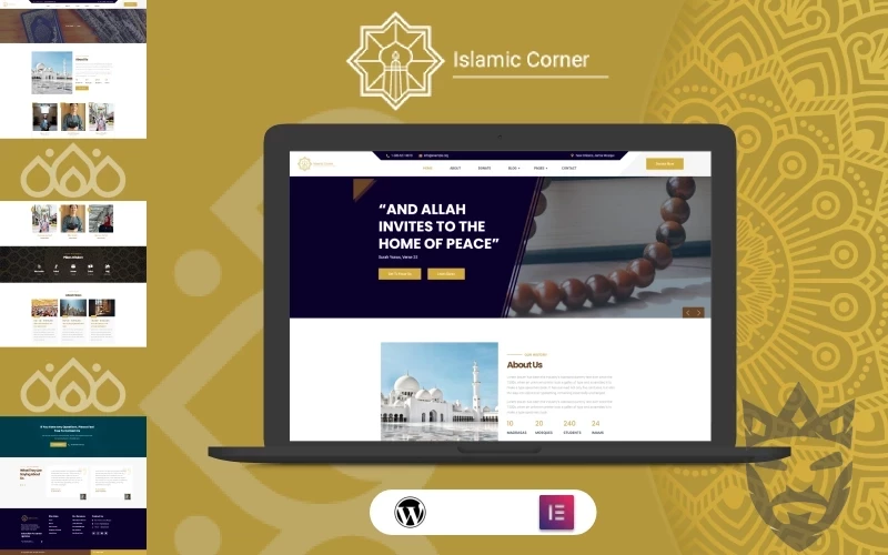 Islamic Corner WordPress Theme