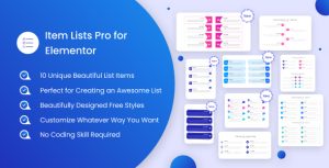 Item Lists Pro  for Elementor