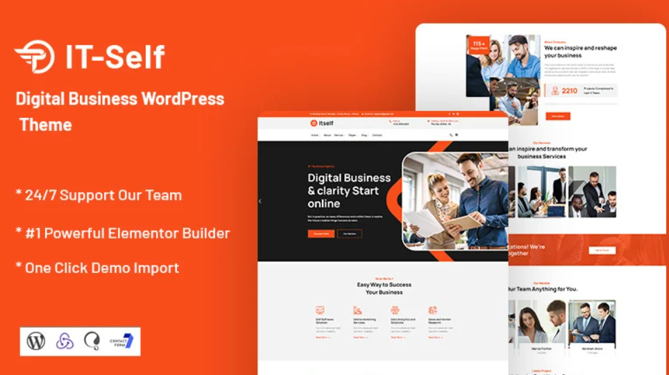 Itself - Digital Business WordPress Theme