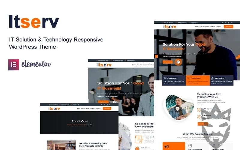 Itserv – Software and IT Solutions WordPress Theme