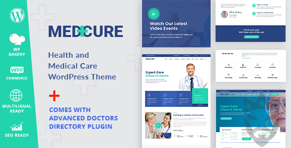 Medcure - Health and Medical Care WordPress Theme