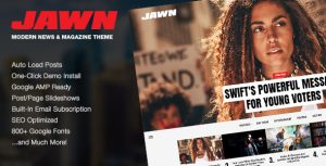 Jawn - Modern WordPress News  Magazine Theme