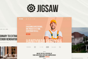 Jigsaw – Building  Construction WordPress Theme