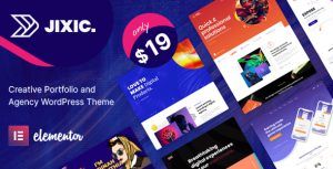 Jixic - Creative Portfolio  Agency WordPress Theme