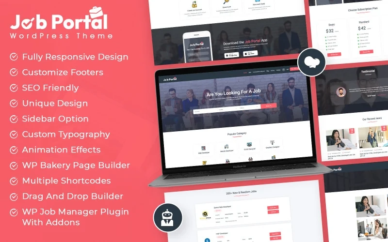 Job Portal WordPress Theme