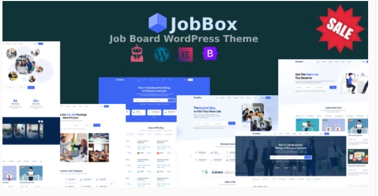 JobBox - Job Board Recruitment Agency WordPress Theme