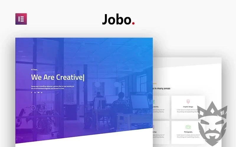 Jobo - Creative Portfolio Modern WordPress Elementor Theme WordPress Theme