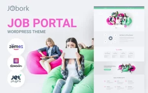 Jobork - Job Portal Template WordPress Theme