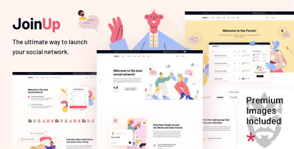 Join Up - BuddyPress Community Theme