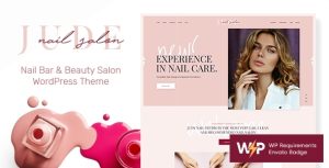 Jude | Nail Bar  Beauty Salon WordPress Theme