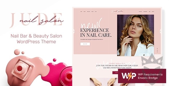 Jude | Nail Bar  Beauty Salon WordPress Theme