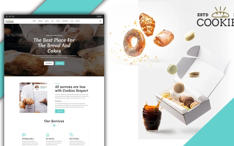 Jumbo-Cookies Sweets & Bakery WordPress Theme