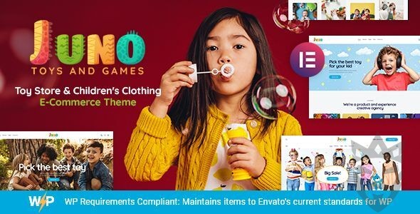 Juno | Kids Toys  Games Store WordPress Theme