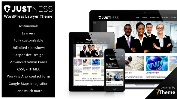 Justness – Lawyer & Attorneys WordPress Theme